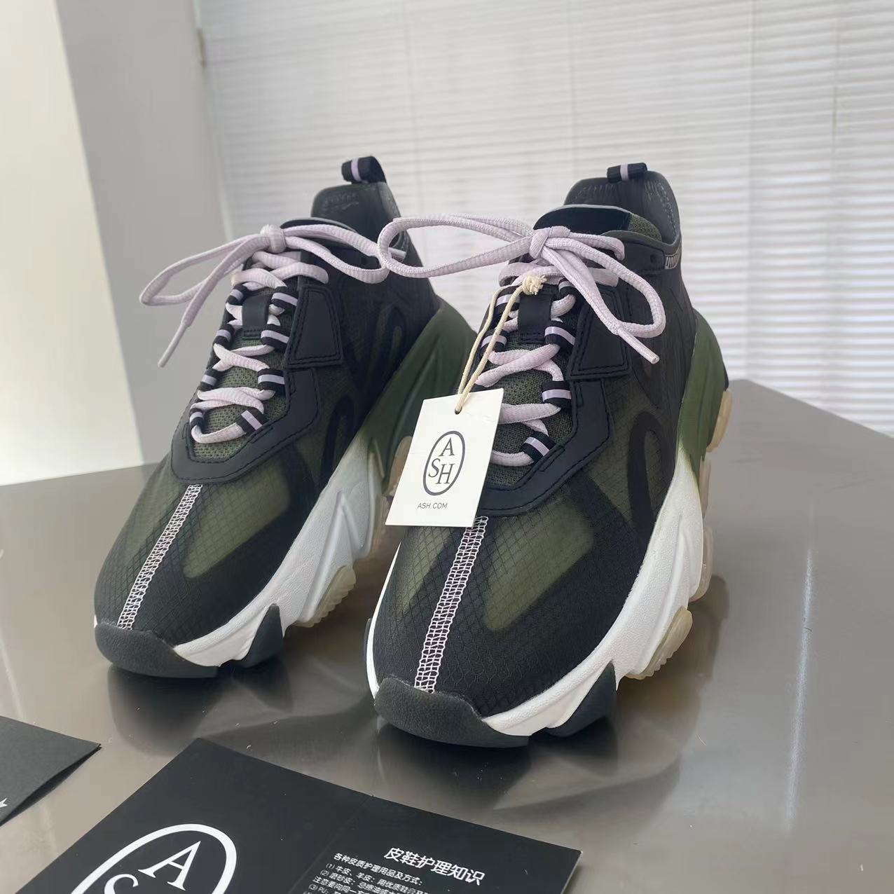 [COCOwang]女休闲鞋时尚百搭秋冬AK340F40020女款黑色潮流