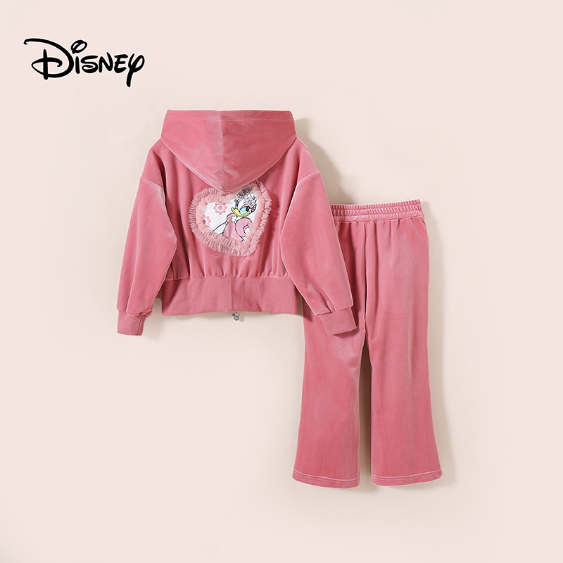 【TZD】Disney/迪士尼女童2023新款秋季卡通长袖两件套XFW3ZZ126