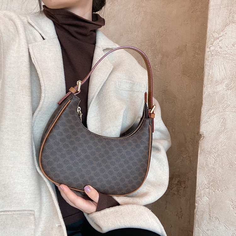 主新款月牙马鞍包高级感复古时尚百搭单肩女包腋下