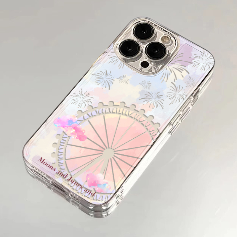 梦幻摩天轮适用iPhone15/14/13手机壳苹果小米vivo华为oppo女可爱