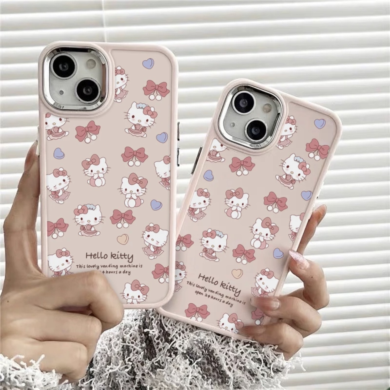 少女风凯蒂适用于苹果13手机壳iphone14promax防摔12/11半包女软