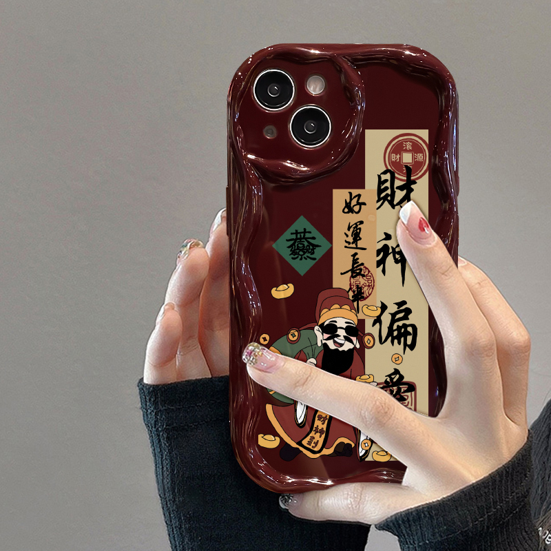 财神偏爱适用于苹果15/14promax手机壳13全包华为/vivo/小米/oppo