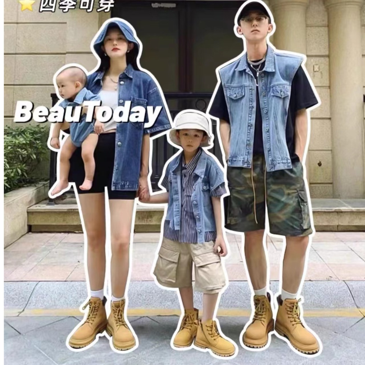 泡妈童装  2023秋季儿童新款男童女童马丁靴皮靴3125