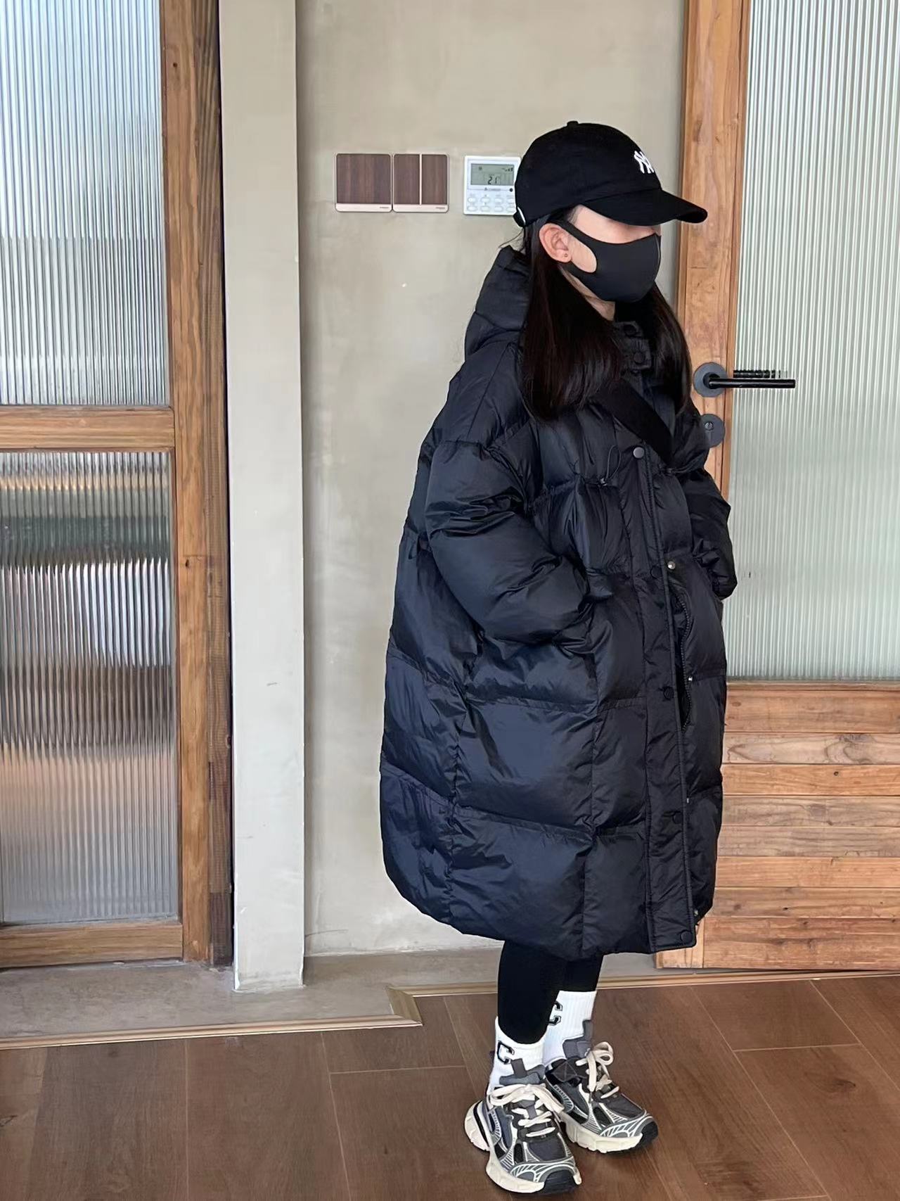 泡妈童装  2023冬季儿童休闲女童男童长款羽绒服2379