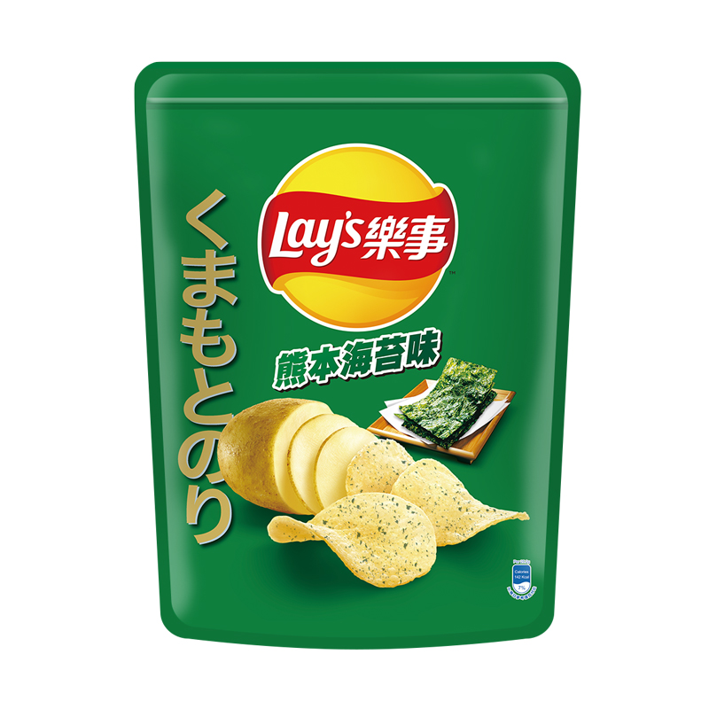 costco同款台湾lay's乐事海苔味/波乐香烤鸡汁味薯片家庭零食580g