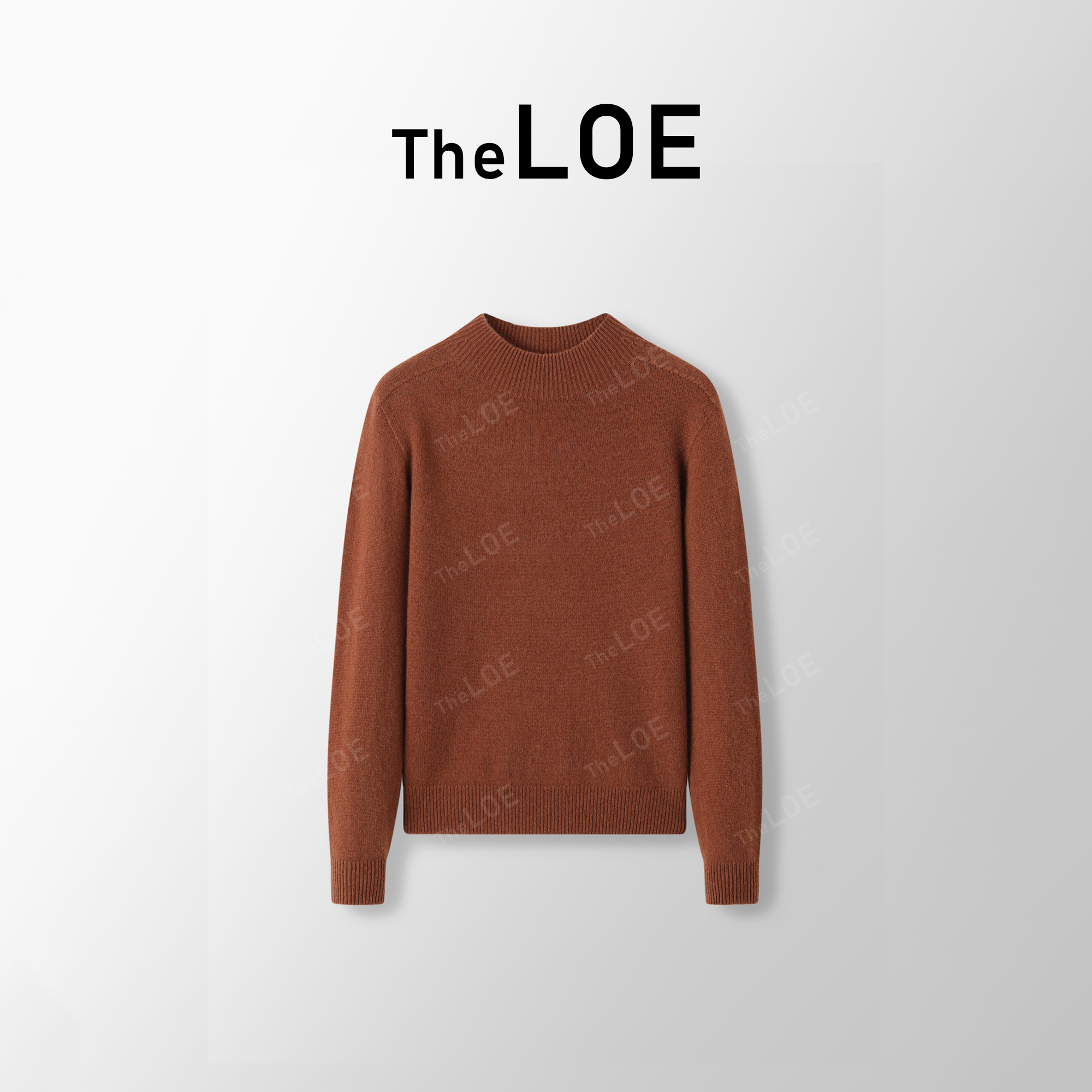 TheLOE/ 进店B入马鞍肩18支精纺百分羊毛云柔针织打底毛衣#LE-N98