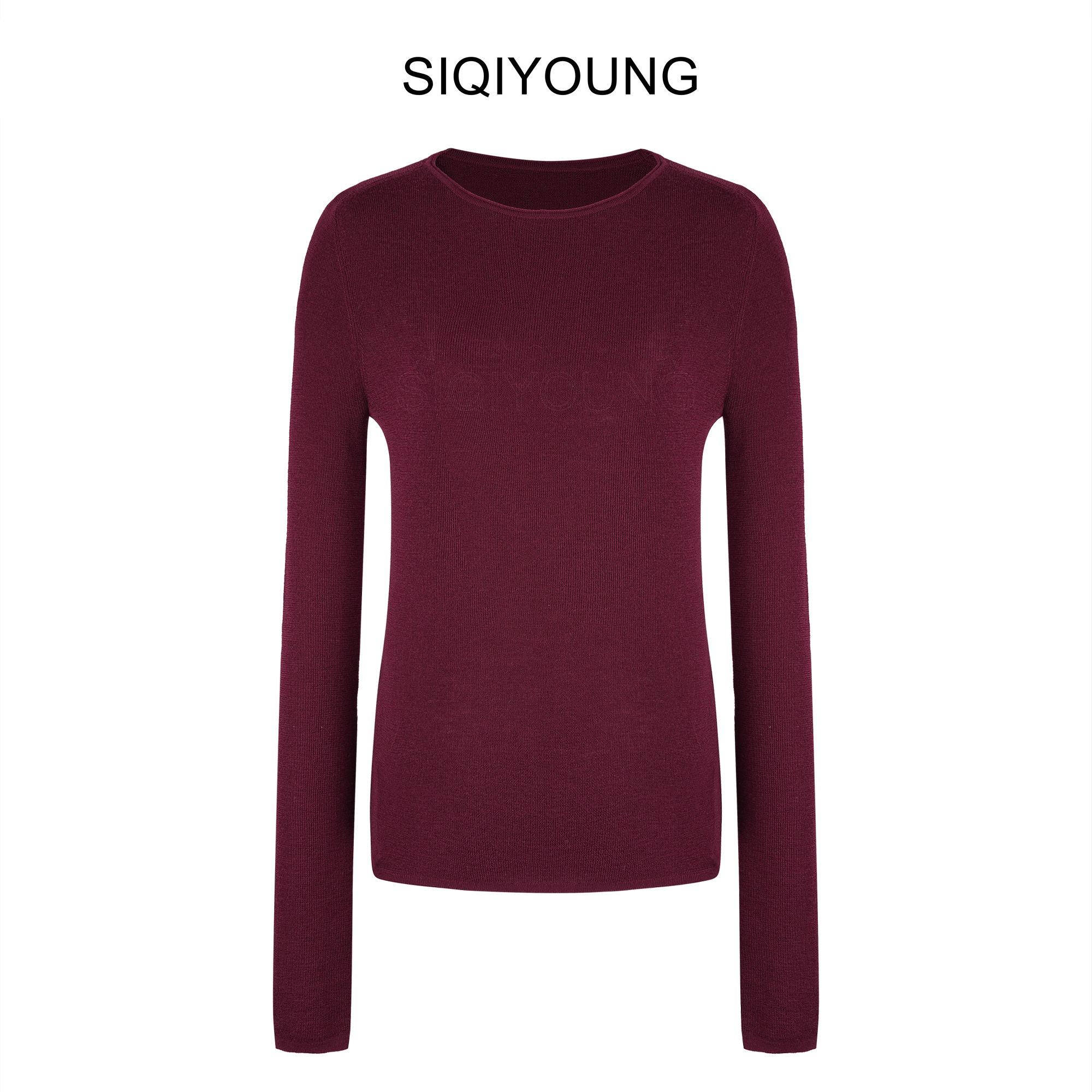 SIQIYOUNG【Maggie精选】圆领羊毛打底衫