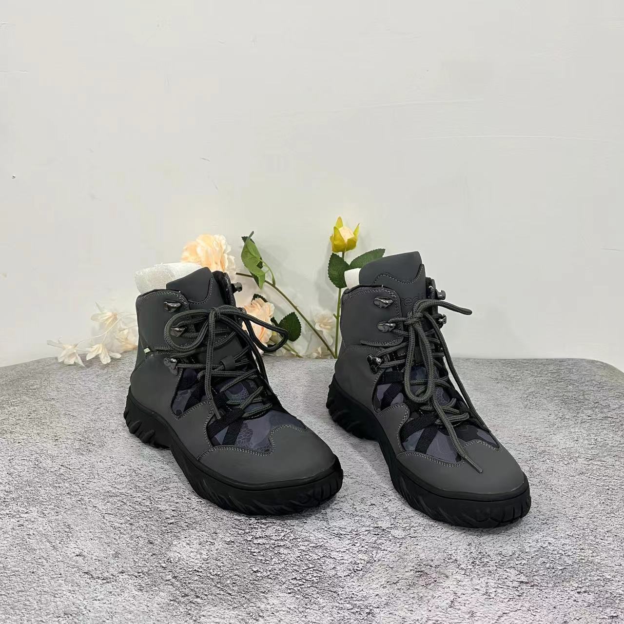 小强家女鞋  韩版气质百搭绒里女靴（K90）  (C909652HS)