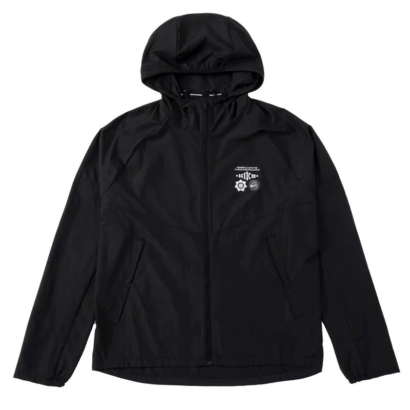 Nike/耐克 男子夏季运动跑步训练防风透气梭织连帽外套DM4721-010