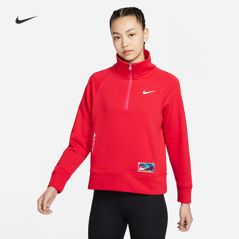 Nike/耐克NIKE耐克卫衣运动休闲半拉连女装套头衫FD4070-657 Z