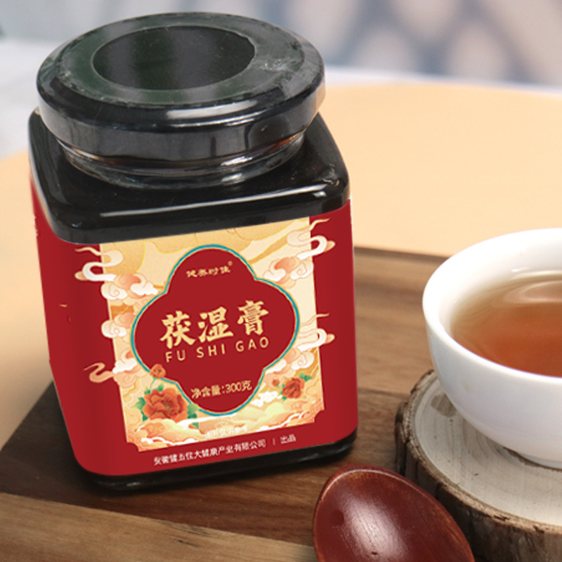 茯湿膏 古法熬制膏体浓稠茯苓芡实红豆薏苡仁膏300g/罐家中常备