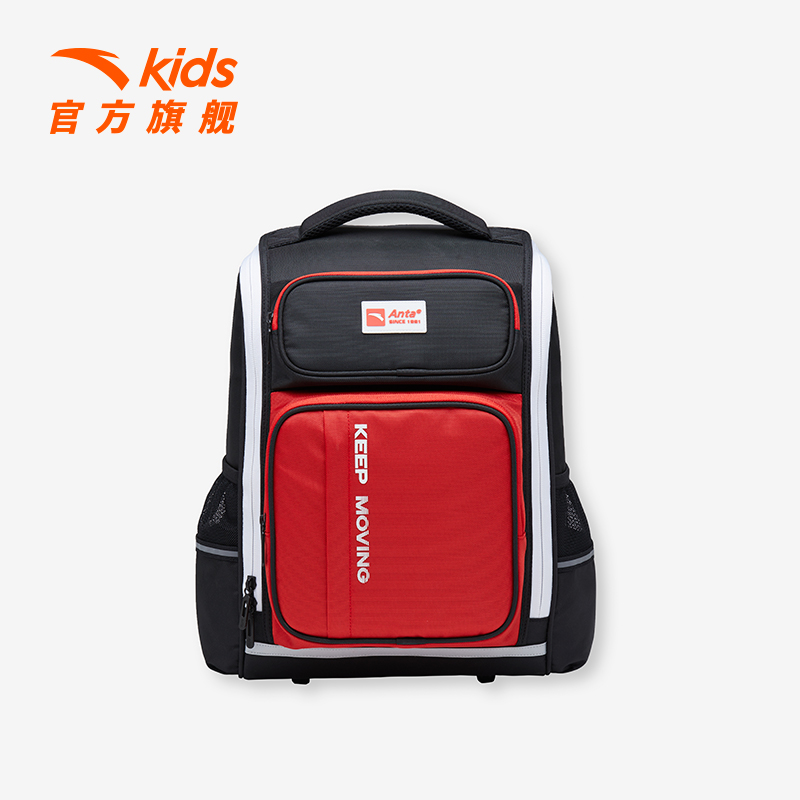 双肩背包 安踏儿童书包上学背包小学生男女童运动轻便A392238152