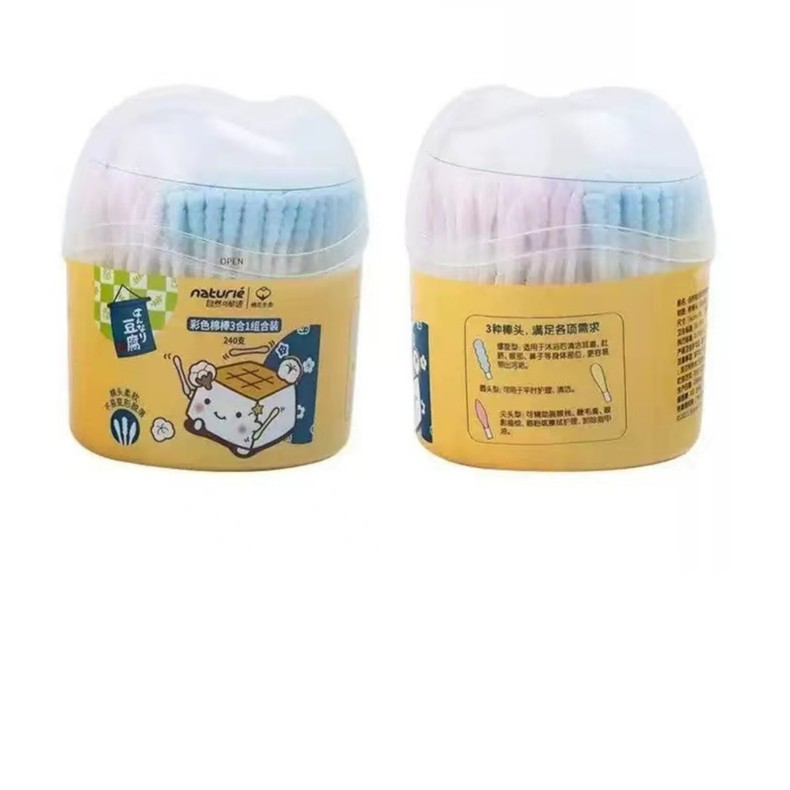 58083   自然秘语彩色棉棒棉签三合一组合装