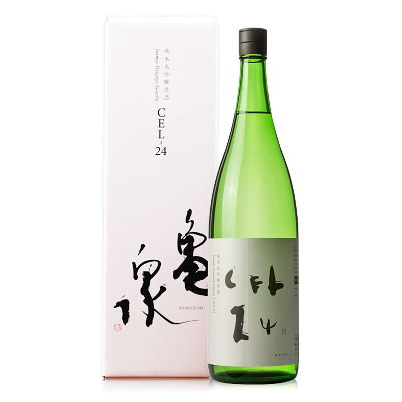 【新日期】龟泉CEL-24纯米大吟酿清酒原酒日本清酒原装进口1800ml