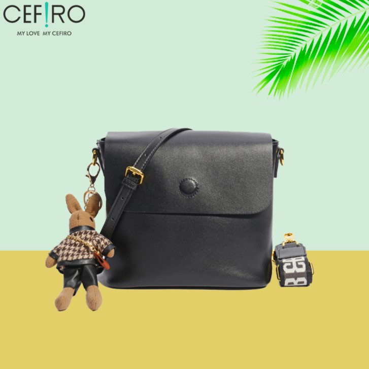 【CEFIRO · 塞飞洛】FL时尚百搭女士包包WGG-1FA639 黑色