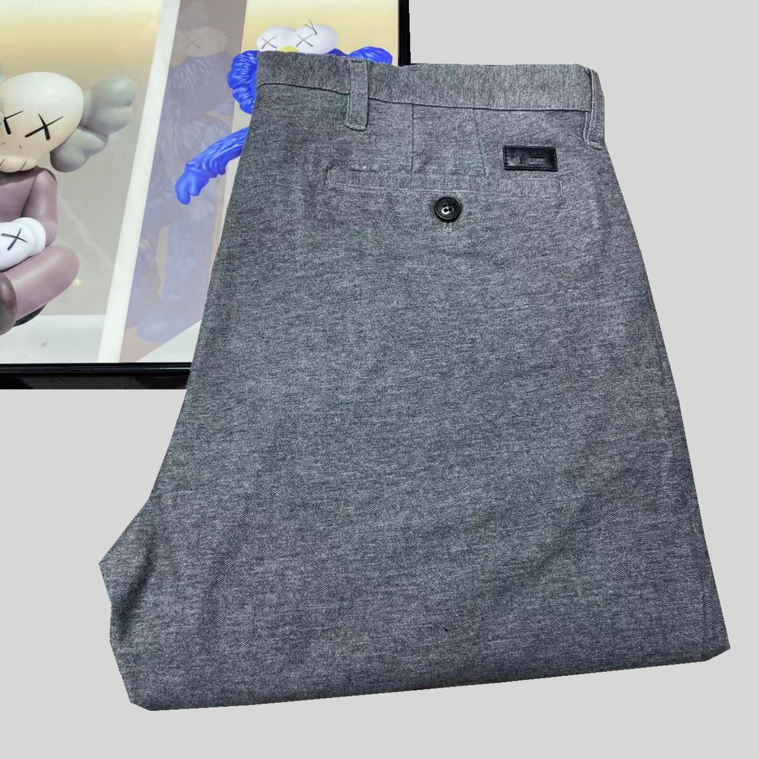 【秋款上新】束脚男士 浅灰色休闲裤