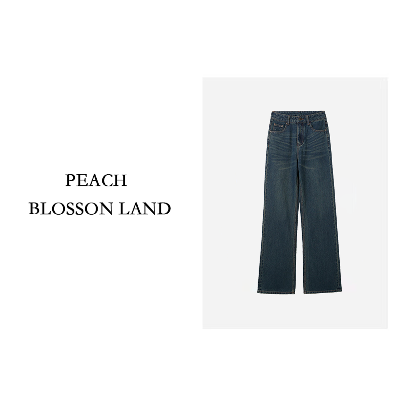 【表哥严选】定制高端 女士棉质复古微喇牛仔长裤GDNZ013