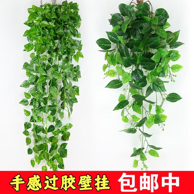仿真绿萝植物藤蔓装饰塑料假花藤条客厅室内挂壁墙面垂吊壁挂吊兰