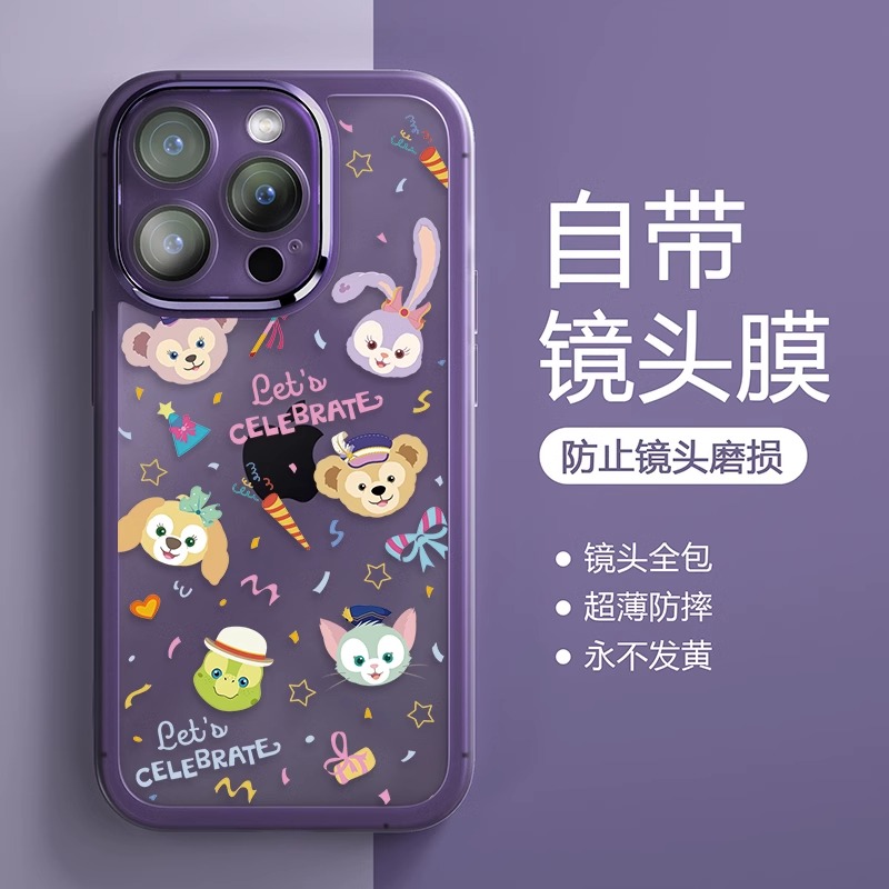 星星黛露苹果14手机壳新款iPhone13promax少女12可爱11护镜xr全包