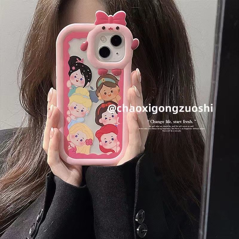 一圈公主适用苹果13/14promax手机壳12全包11华为/oppo/vivo/小米