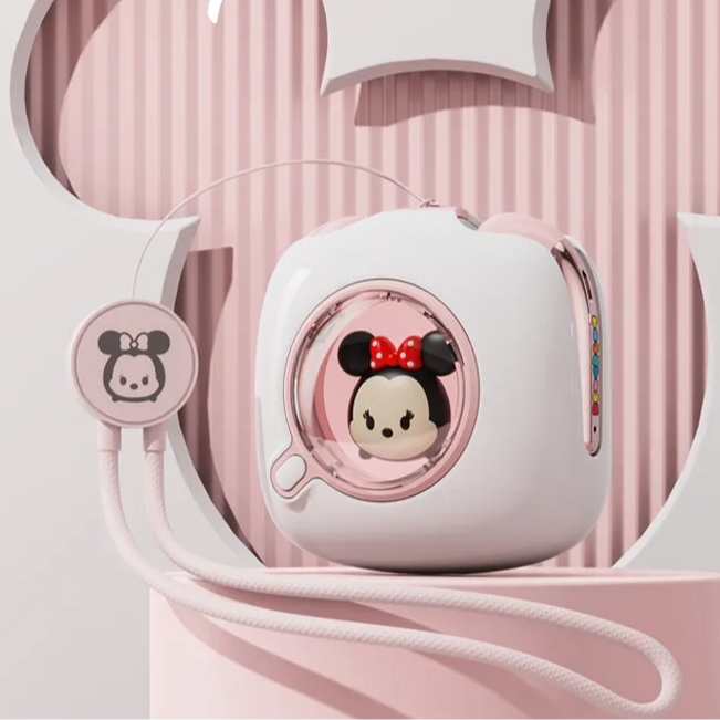 Disney/迪士尼蓝牙耳机送挂绳超长续航带灯光免开盖便携小巧通用Q