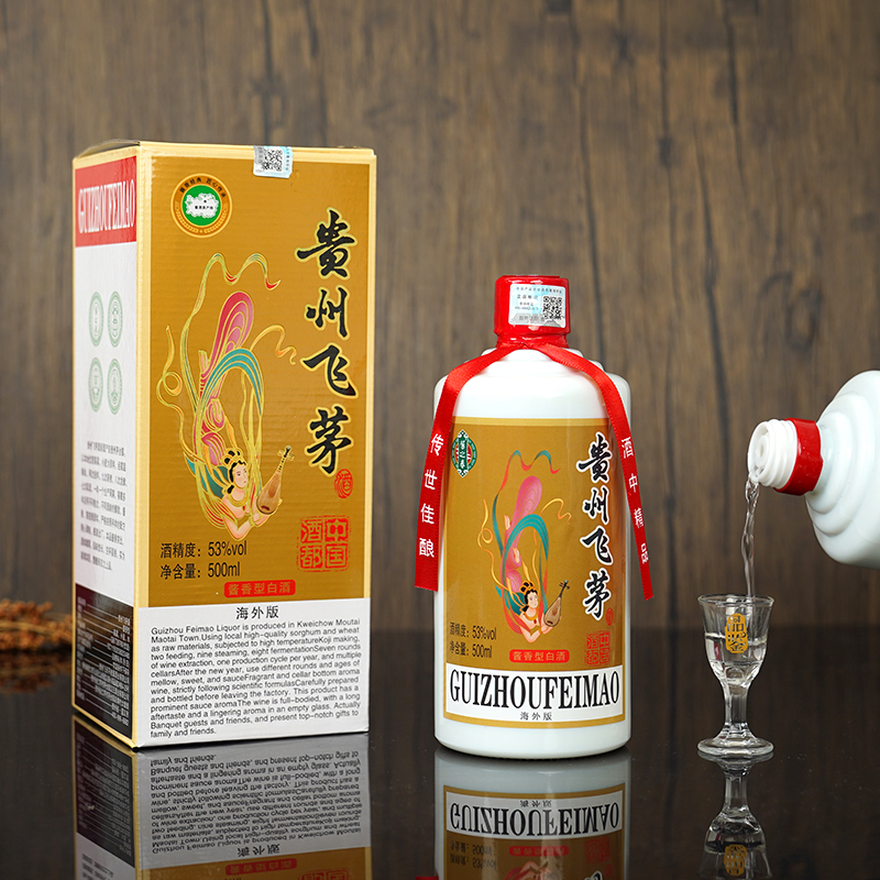 -/酱之春【贵州飞茅】53度酱香型白酒500ml  单瓶装53度500ml