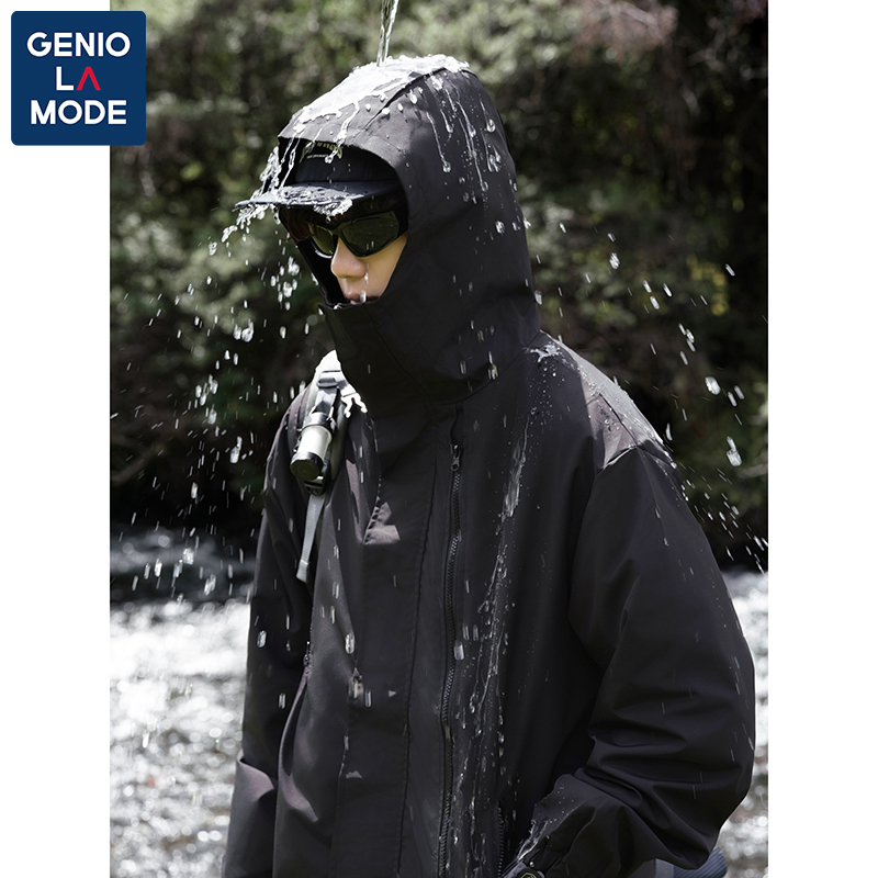 GENIOLAMODE秋冬季三防户外男加厚款保暖户外休闲工装夹克外套
