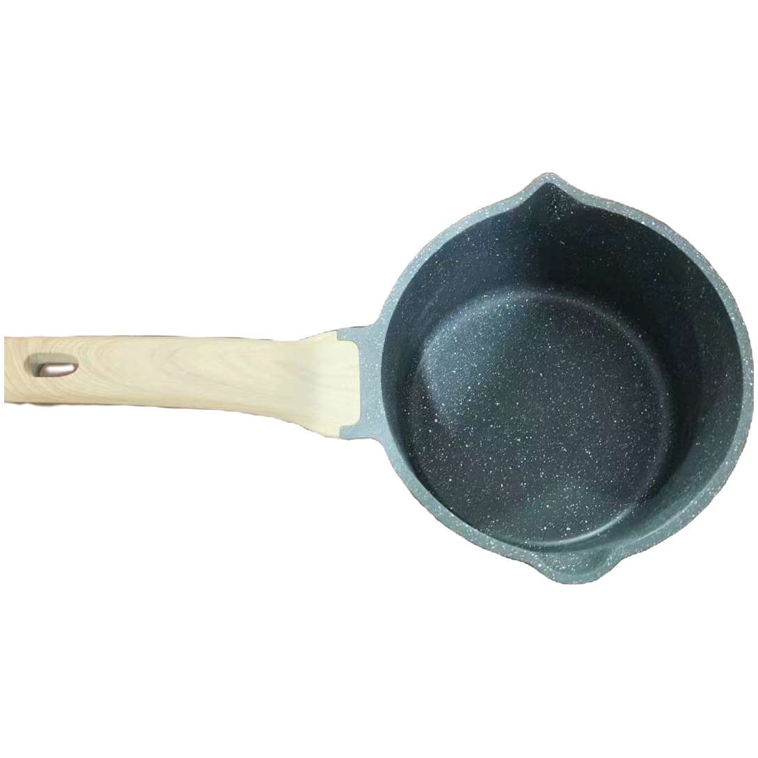 朵朵粉丝福利专属KLT18cm黑色麦饭石奶锅瑕疵