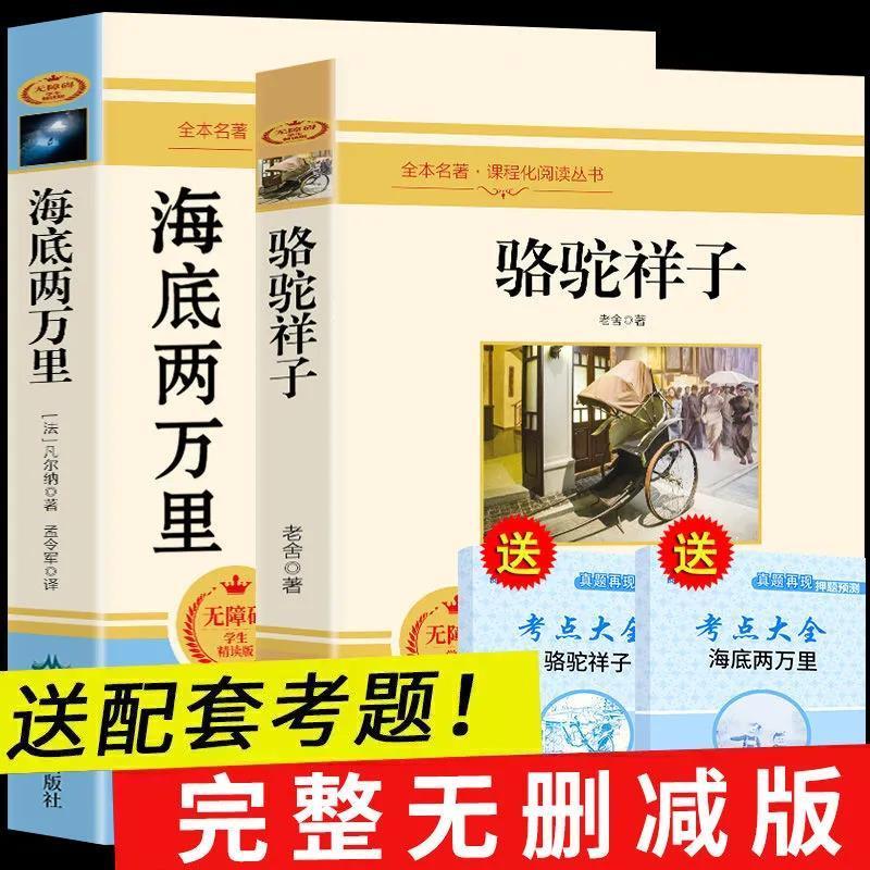 海底两万里和骆驼祥子满分作文七年级下册读原著名著美文经典小说