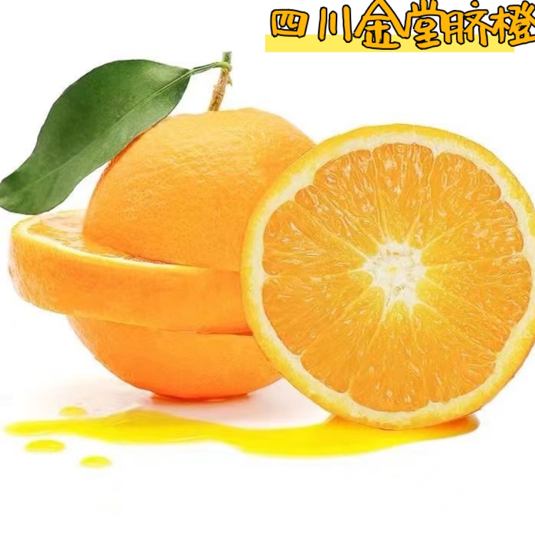 正宗四川脐橙 金堂脐橙当季新鲜水果 橙子 新鲜采摘 酸甜爆汁