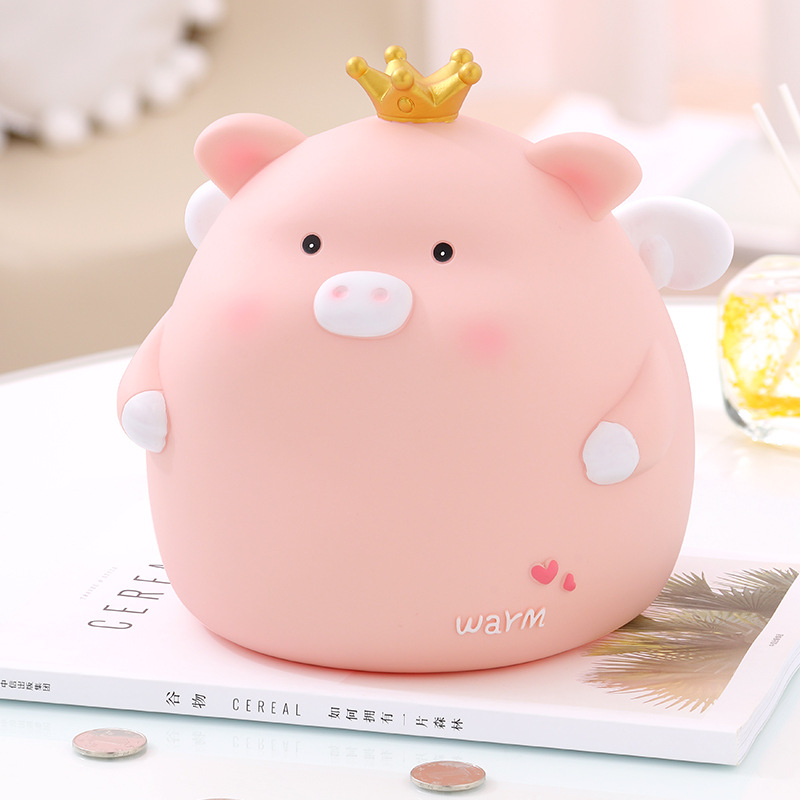 曲映媄创意大号小猪存钱罐儿童可存可取储钱罐男孩家居摆件储蓄罐