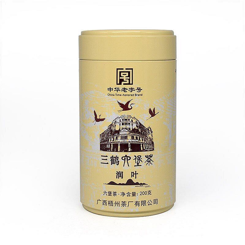 5年陈 润叶 三鹤六堡茶  2019年一级散茶200g 梧州茶厂