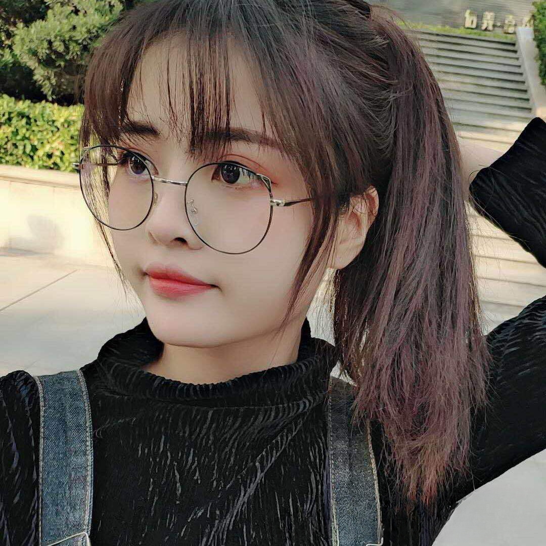 时尚网红猫耳朵防蓝光眼镜女近视成品韩版女生可爱猫眼近视镜配镜