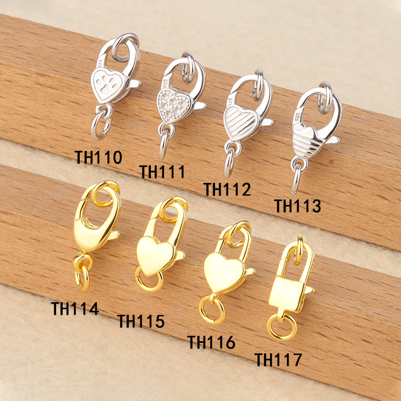 925银银制品 金颐堂 S925纯银DIY饰品配件项链扣多款龙虾扣百搭