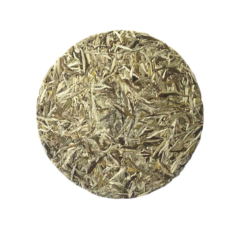 【小鹿甄选】①核心产区白毫银针饼 白茶 （300g/饼）袋装