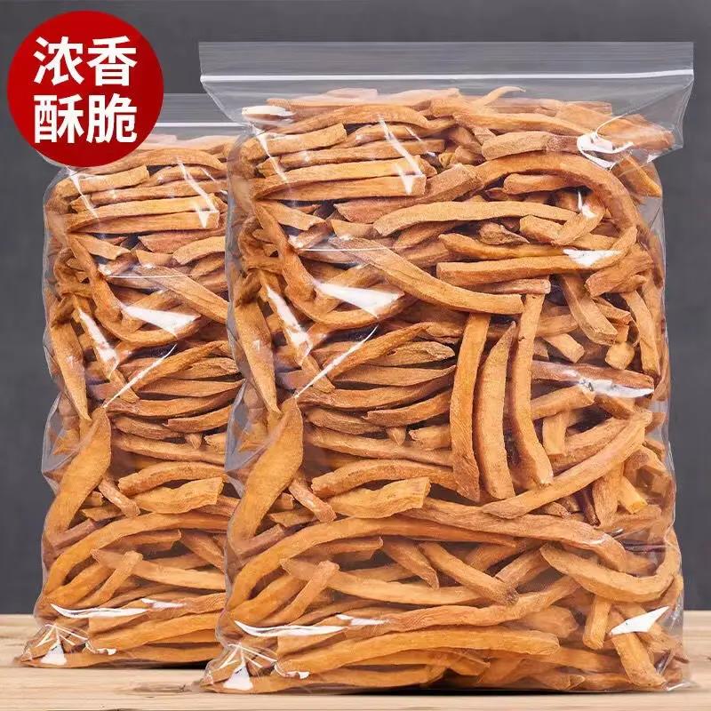 非油炸铁锅炒红薯干100g/袋香酥脆地瓜条农家原味不加蔗糖红薯条