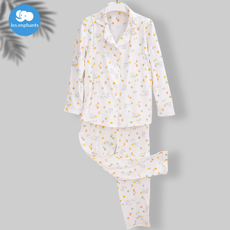 丽婴房2023款婴儿面料月子服哺乳衣春夏秋冬产后喂奶产妇哺乳套装