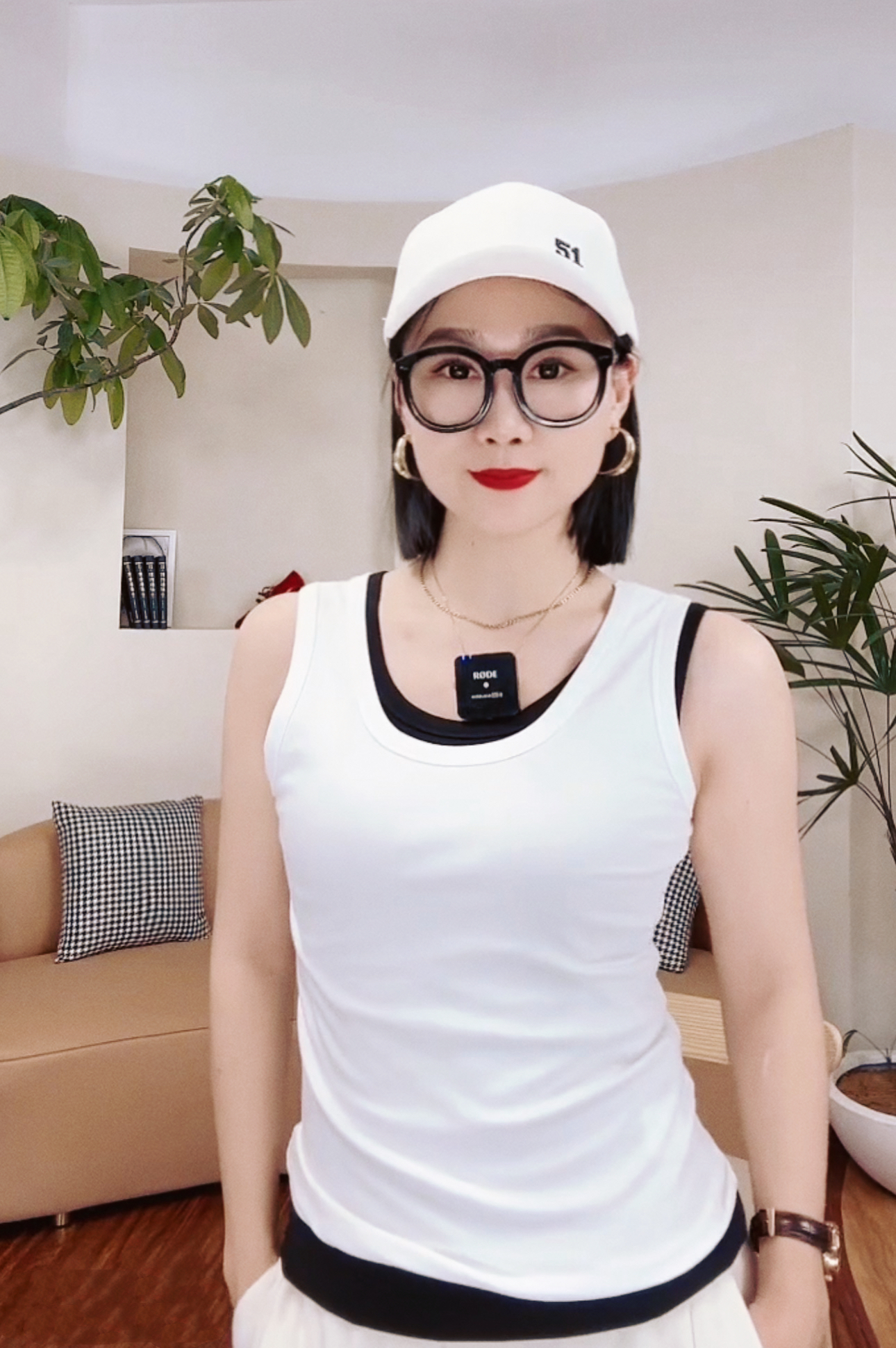 【为美日记】WMRJ新款柔软舒适抑菌吊带背心纯色简约百搭背心