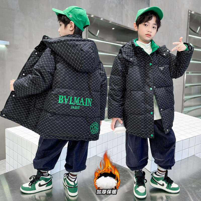 男童冬季新款加厚手塞棉棉服中大童棉衣儿童棉袄冬装深冬童装潮15