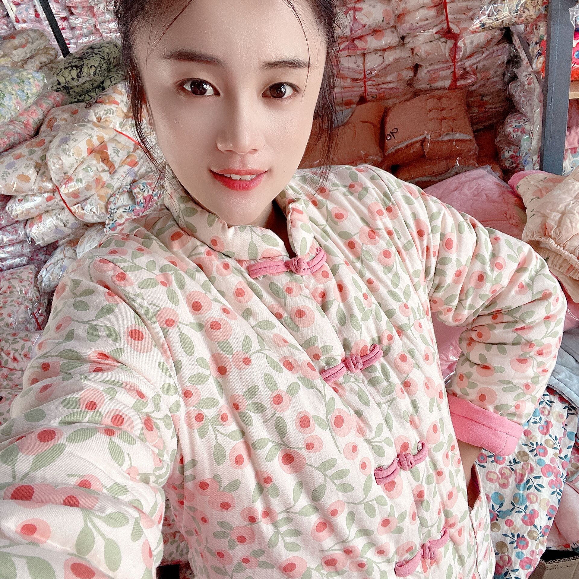 【断码青】升级版2023新款成人棉服中国风复古中式盘扣棉花棉袄冬季