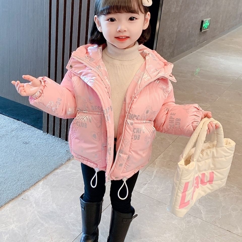 巴拉巴拉恩女童棉衣冬装2023冬季女宝宝洋气公主外套儿童羽绒棉服