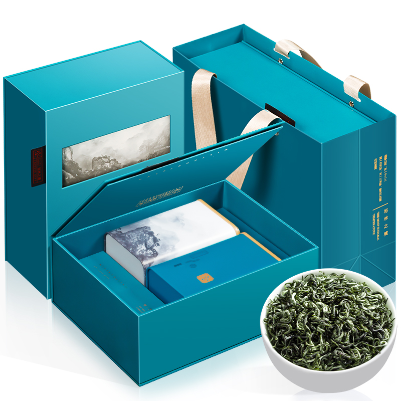福茗源茶叶 碧螺春2023新茶明前正宗碧螺春绿茶送礼礼盒装300g