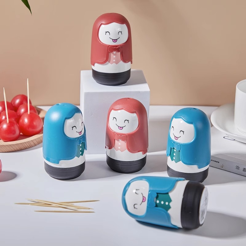 牙签盒家用客厅卡通高档饭店酒店餐厅可爱个性创意牙签筒牙签罐