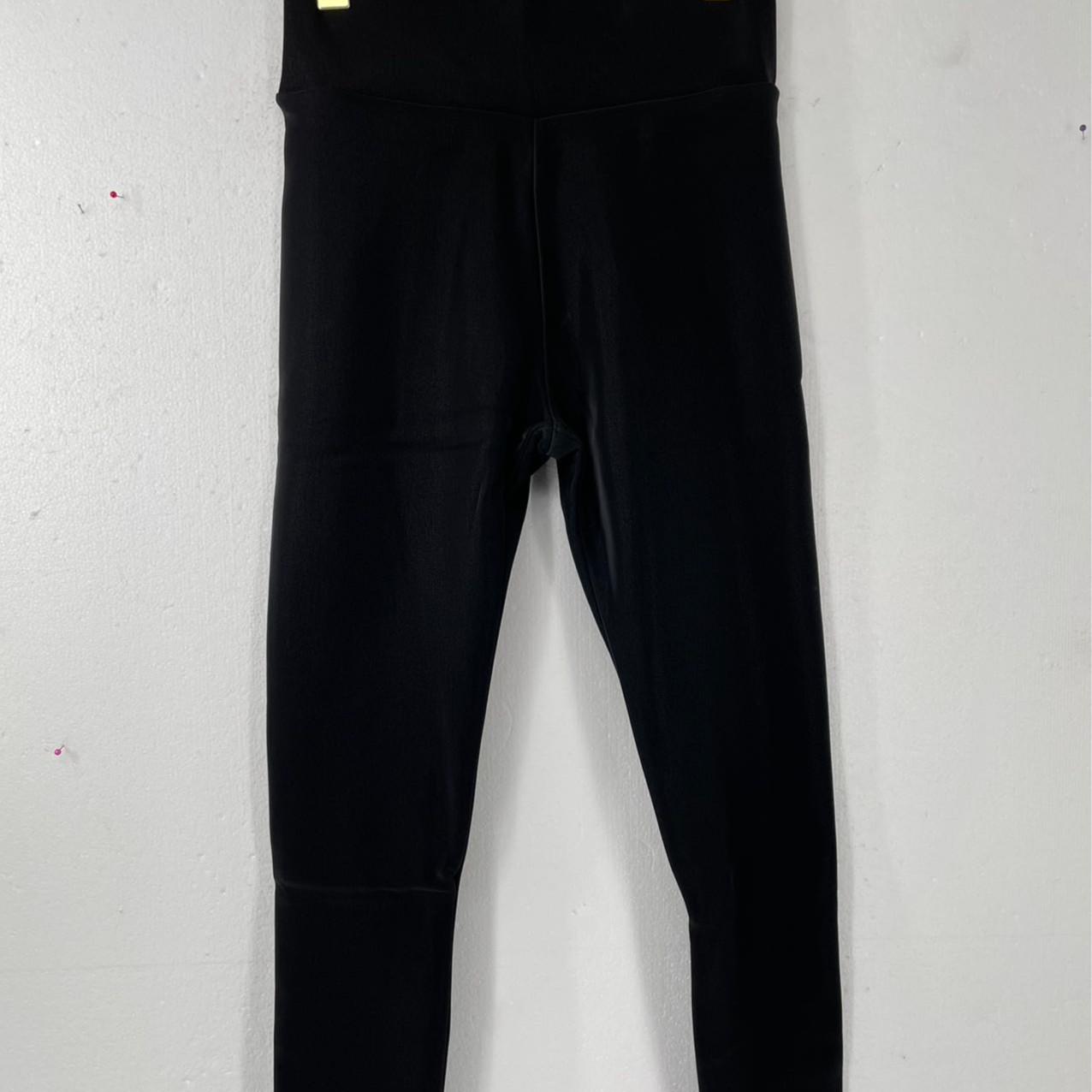 C1172秋冬撞色绒太空皮打底裤