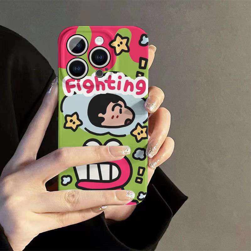 适用苹果15手机壳iPhone14promax创意13个性12卡通11小新简约女