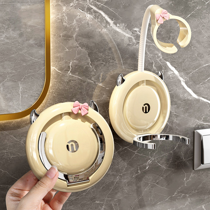 懒人吹风机支架免手拿解放双可爱家用卫生间浴室便携式壁挂式悬挂