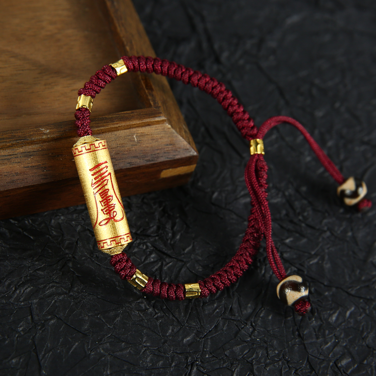 925银手链 【峨眉大场】原创2024太牌子简约红绳手绳D7c0001002