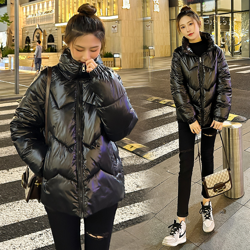 【宠粉福利】棉服女短款亮面2023年冬季新款立领女装ins棉衣韩版8