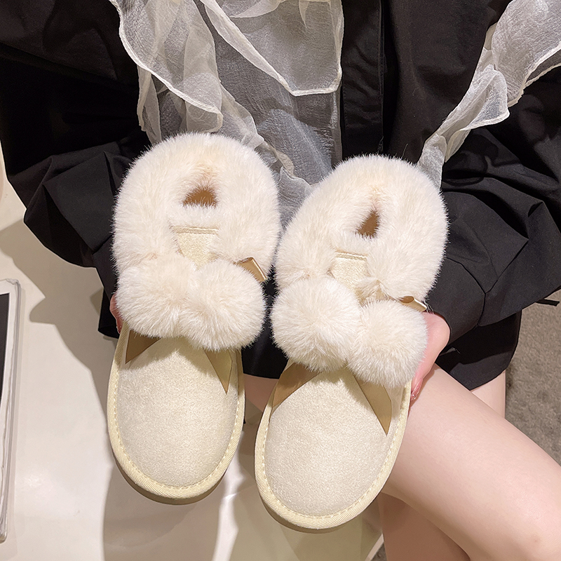 【Kelsey补贴】雪地靴女2023年新款棉鞋加绒加厚保暖短靴百塔女鞋