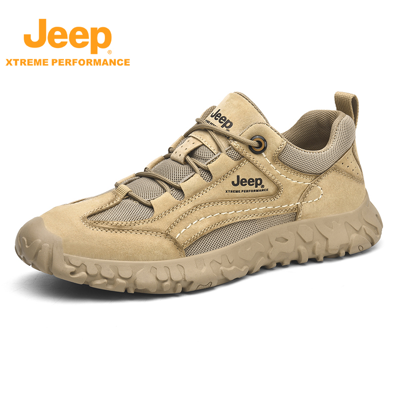 JEEP/吉普2023新款高端透气品牌男士休闲鞋秋季爆款高档运动男鞋
